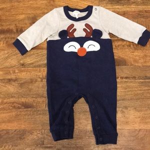 3/$20 🎄 Baby Reindeer Coveralls-Christmas - 3-6M